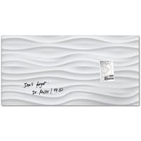 Tableau magnétique en verre - 910x460x15mm - White Wave - Sigel