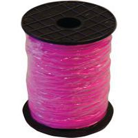 Tresse fluo en bobine avec flasque - Rose - Mondelin