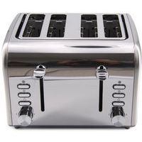 Grille Pain 1600W en inox - 2x2 toast cuisson