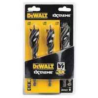 3 mèches à bois 3 pointes Extreme - Dewalt