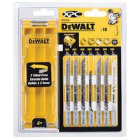 Coffret 10 lames pour bois avec boîte de rangement DT2296-QZ - Dewalt