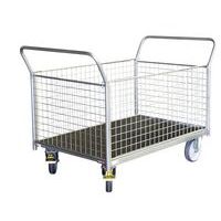 Chariot 2 dossiers + 2 ridelles grillagés - 500 kg  - FIMM