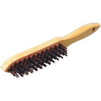 Brosse métallique 4 rangs en acier trempé - Talia