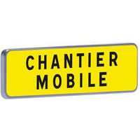 Panonceau KM9 Chantier mobile - Taliaplast