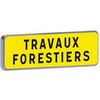 Panonceau KM9 Travaux forestiers - Taliaplast