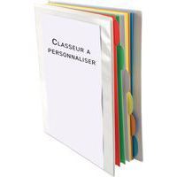 Classeur à personnaliser Smartfolder - A4 - Onglet assorti - Djois