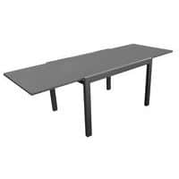 Table Elise verre/ grey Proloisirs