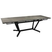 Table Vita 150/250 cm alu ceram kedra Proloisirs