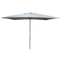 Parasol droit bois 3 x 2 m Proloisirs