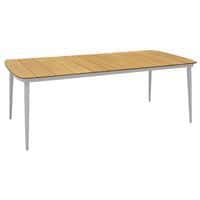 Table Neuvic alu/teck 208/74/100 cm