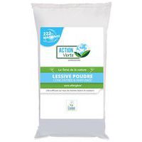 Lessive poudre parfumée - 222 doses 10 Kg - Action Verte