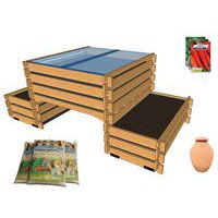 Pack Complet - trio potager Carre Serre