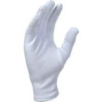 Gants en coton interlock blanchi avec ourlet - Version légère -  Singer