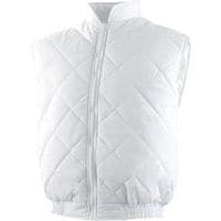 Gilet polyester/coton matelassé à col droit - Singer