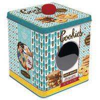 Boîte à cookies carrée Tin Boxes Easylife