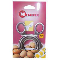 Tranche coque d'oeuf en inox - Metaltex