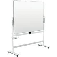 Tableau blanc mobile pivotant Move & Meet - 1500x1200mm - Nobo