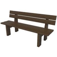 Banc Madrid Junior primaire 150 cm plastique recyclé Espace Urbain