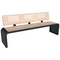 Banc NEW YORK 2 m ajouré bois/métal - BUTON DESIGN