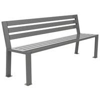 Banc BERLIN 1.80 m métal tubes horizontales - BUTON DESIGN