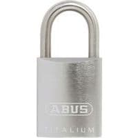 Cadenas Titalium 86TI - 45mm anse inox pour Cyl Euro - Abus