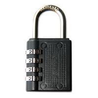 Cadenas Combinaison 40mm Zamack Noir 4 mollettes - Abus