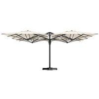 Parasol Quattro Carbon 6 x 6 m sans volant Scolaro