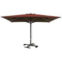 Parasol Capri Dark 4 x 4 m sans volant Scolaro