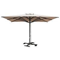 Parasol Capri Dark 5 x 6 m sans volant Scolaro