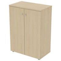 Armoire mi haute portes battantes largeur 80 cm