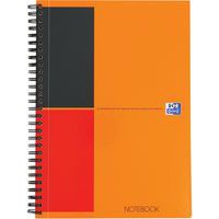 Cahier international spirale B5 160p 80g ligné 6mm - Oxford