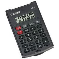 Calculatrice de poche 8 chiffres grise foncée AS-8 HB - Canon