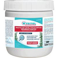 Pastilles javel effervescentes parfum eucalyptus - Wyritol