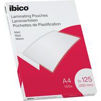 Pochette de plastification à chaud Lyreco A4 - 150 µ - mate - par 100