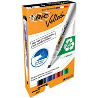 Marqueur Velleda 1751 Effaçable à sec - Set de 4  - Bic