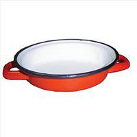 Plat à oeufs en acier émaillé rouge Ø18cm - Beka classic