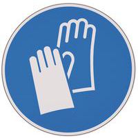 Panneau obligation - Gants de protection obligatoires - Aluminium