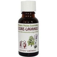 Huile essentielle mélange antimites cèdre lavande 20ml - Ceven Aromes