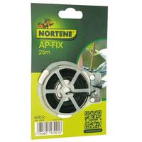 Lien plastique armé - Vert - 25m - Nortene