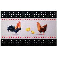 Tapis cuisine motif poules - 50x80 cm - Idmat