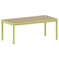 Table Carélie rectangulaire 160 x 80 cm fixe 4 pieds stratifié