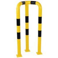 Arceau de protection d'angle, Hauteur hors tout: 1200 mm, Usage: Stocker, Coloris: Noir/jaune