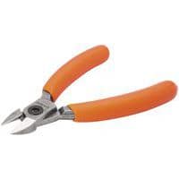 Pince coupante diagonale tête ovale PVC orange 130mm - Bahco