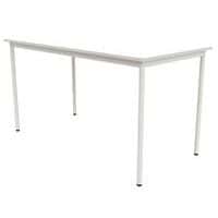 Table 4 pieds droits 200 x 80 cm stratifié ABS