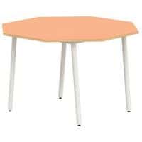 Table 4 pieds inclinés octogonale Ø 120 cm stratifié ABS