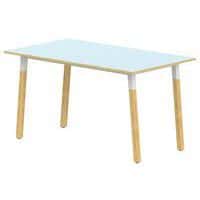 Table 4 pieds inclinés métal/bois 180 x 80 cm stratifié ABS