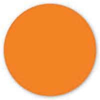 Rond adhésif de marquage au sol LeanStripe - Orange - Ergomat