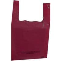 Sac bretelle réutilisable - Gaine bordeaux 50µ