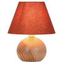 Lampe boule Rondo en bois Corep