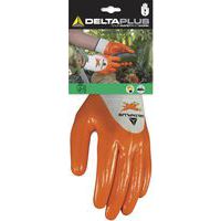 Gants tricot polyester enduction nitrile paume doigts et mi-dos